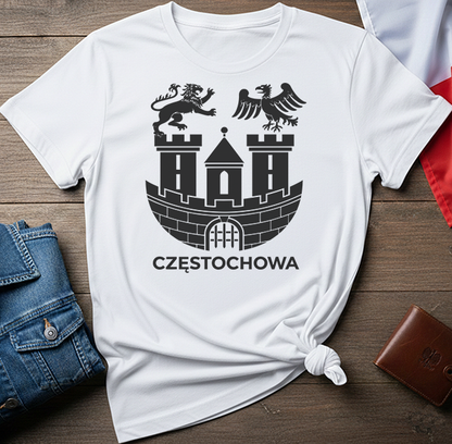 Częstochowa City Crest Unisex T-Shirt
