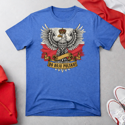 Do Boju Polsko Eagle on Flag Unisex T-shirt