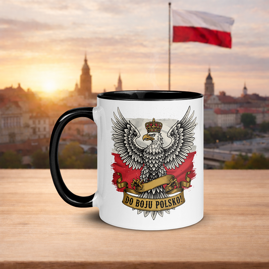 Crowned Eagle with Flag Mug