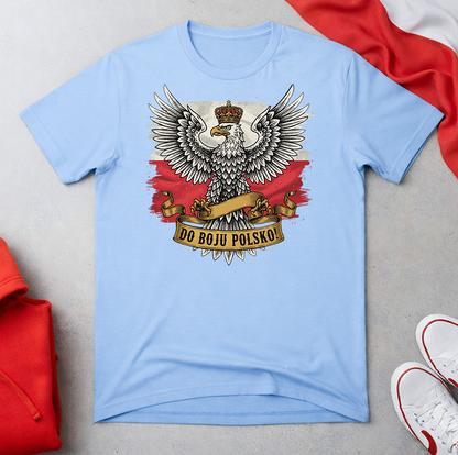 Do Boju Polsko Eagle on Flag Unisex T-shirt