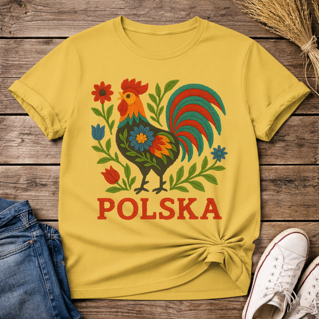 Slavic Folk Rooster Unisex T-Shirt