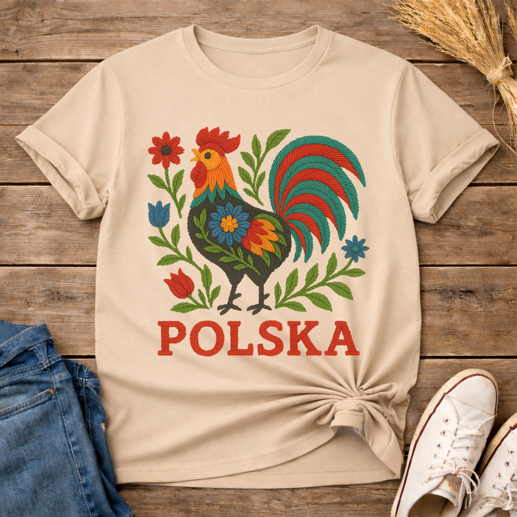 Slavic Folk Rooster Unisex T-Shirt