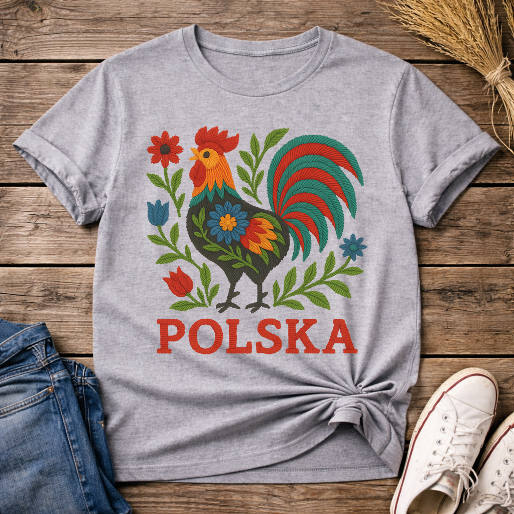 Slavic Folk Rooster Unisex T-Shirt