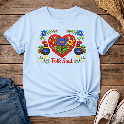 Folk Soul Embroidered Unisex T-Shirt