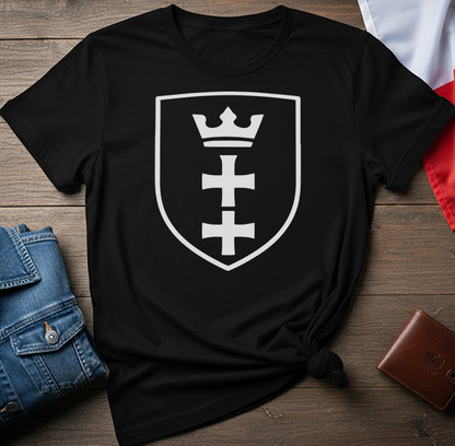 Gdańsk City Crest Shield Unisex T-Shirt