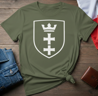 Gdańsk City Crest Shield Unisex T-Shirt