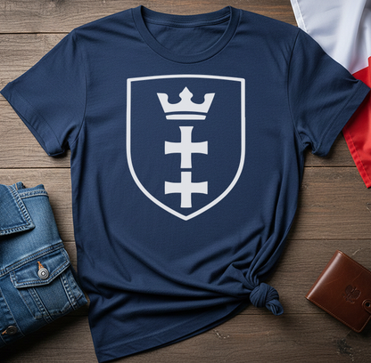Gdańsk City Crest Shield Unisex T-Shirt