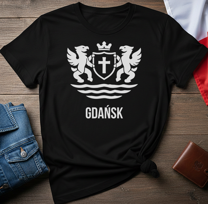 Gdańsk City Crest Emblem Unisex T-Shirt