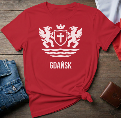 Gdańsk City Crest Emblem Unisex T-Shirt