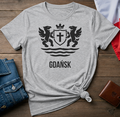 Gdańsk City Crest Emblem Unisex T-Shirt