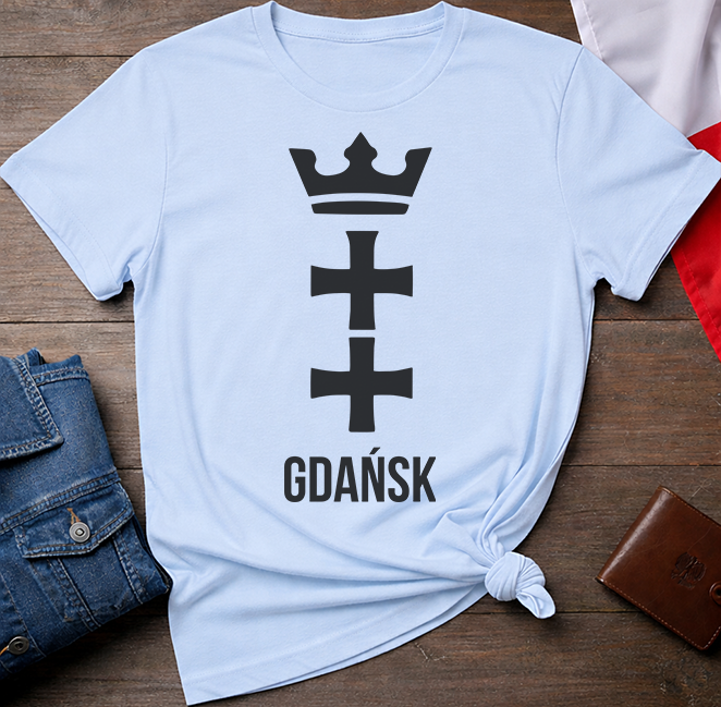 Gdańsk City Crest Unisex T-Shirt