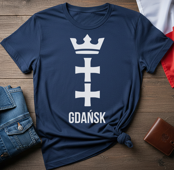 Gdańsk City Crest Unisex T-Shirt