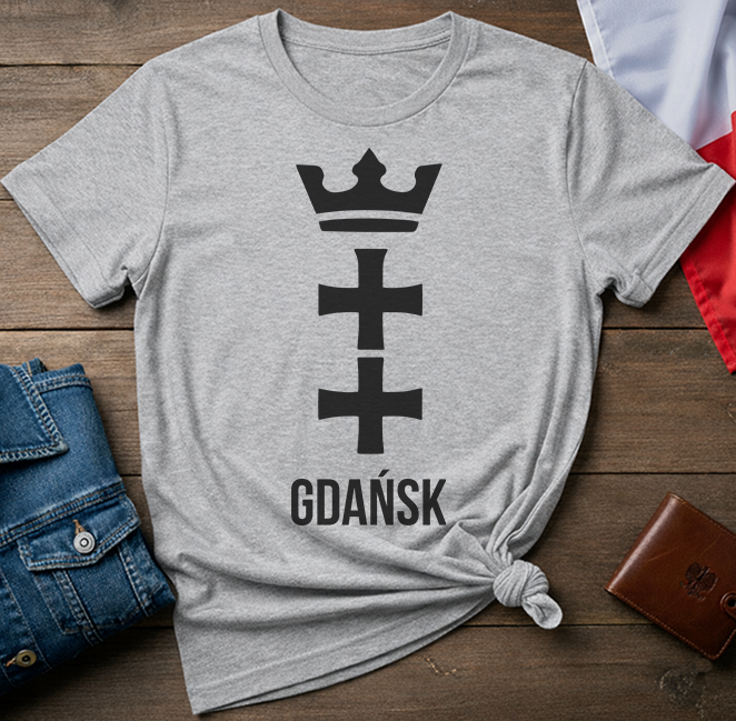 Gdańsk City Crest Unisex T-Shirt