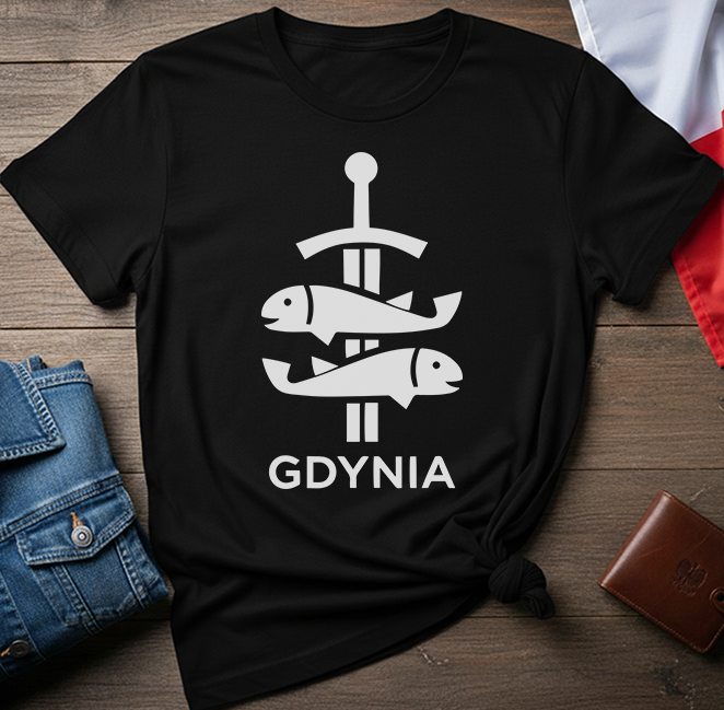 Gdynia City Crest Unisex T-Shirt