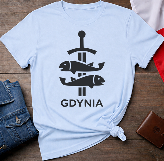 Gdynia City Crest Unisex T-Shirt