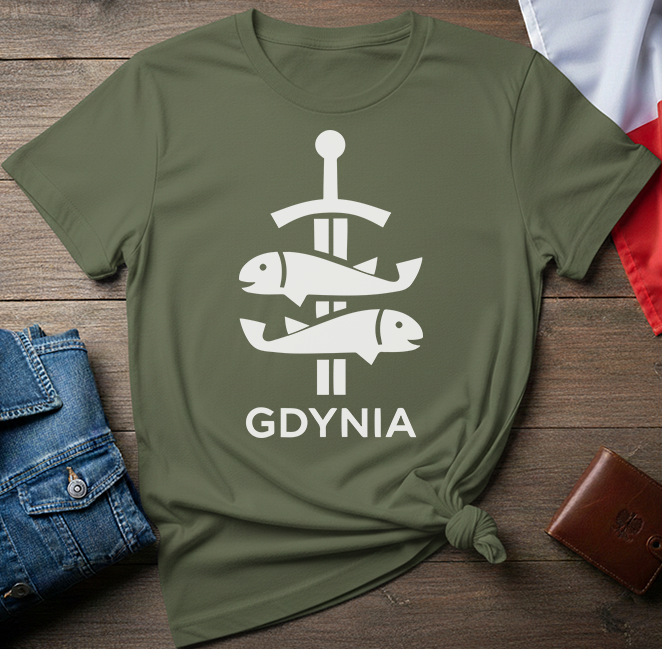 Gdynia City Crest Unisex T-Shirt