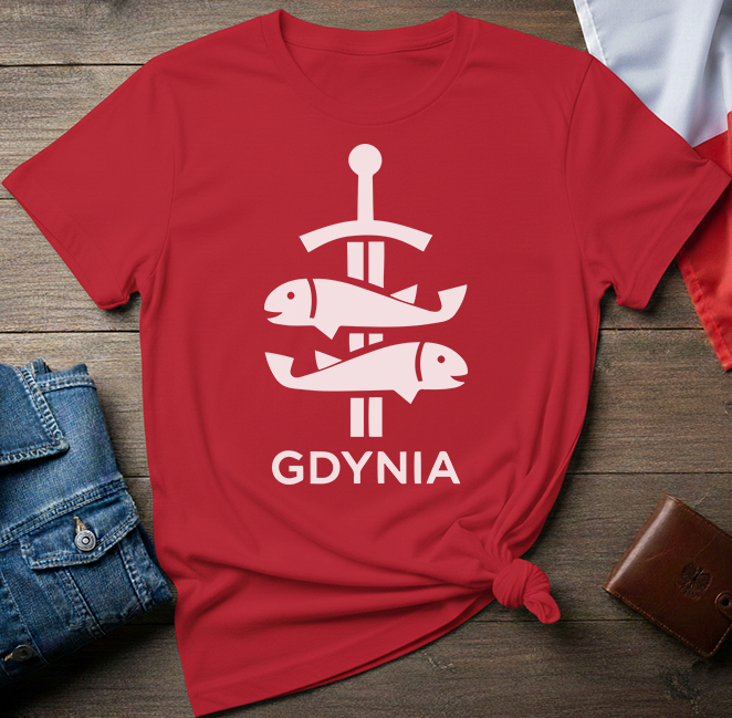 Gdynia City Crest Unisex T-Shirt