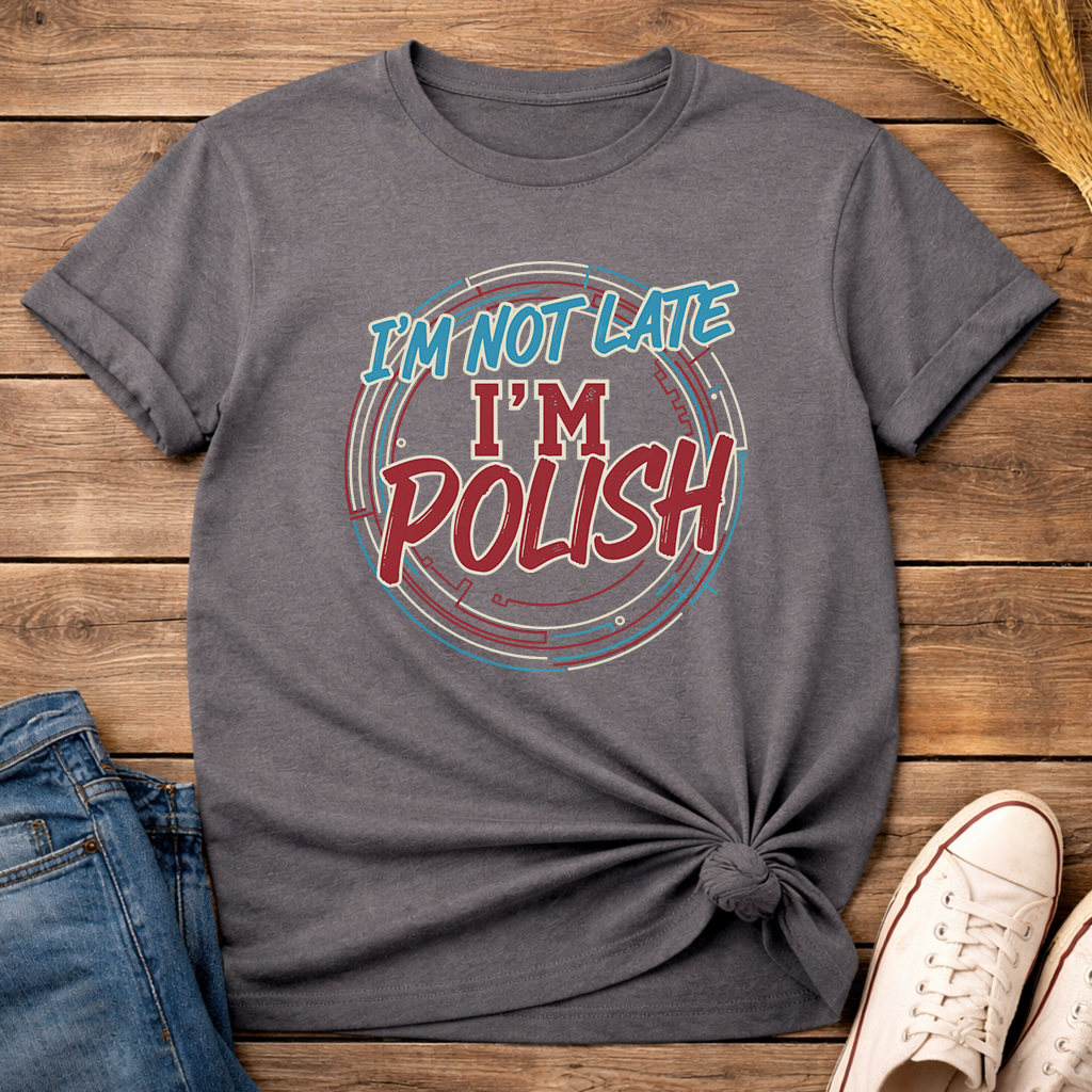 I’m not late, I’m Polish Unisex T-Shirt