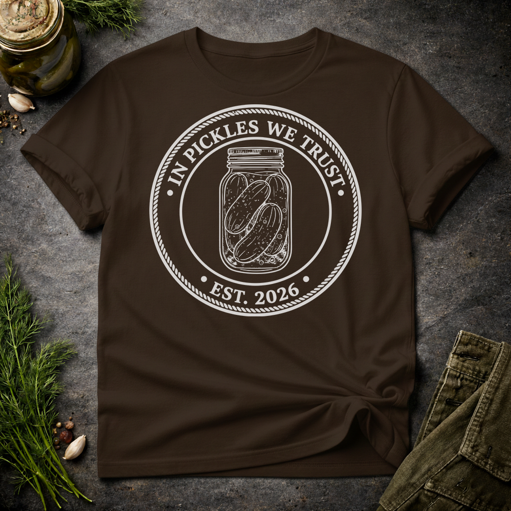 In Pickles We Trust - Est. 2026 Unisex T-Shirt