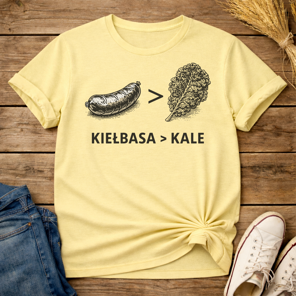 Kiełbasa Over Kale Unisex T-Shirt