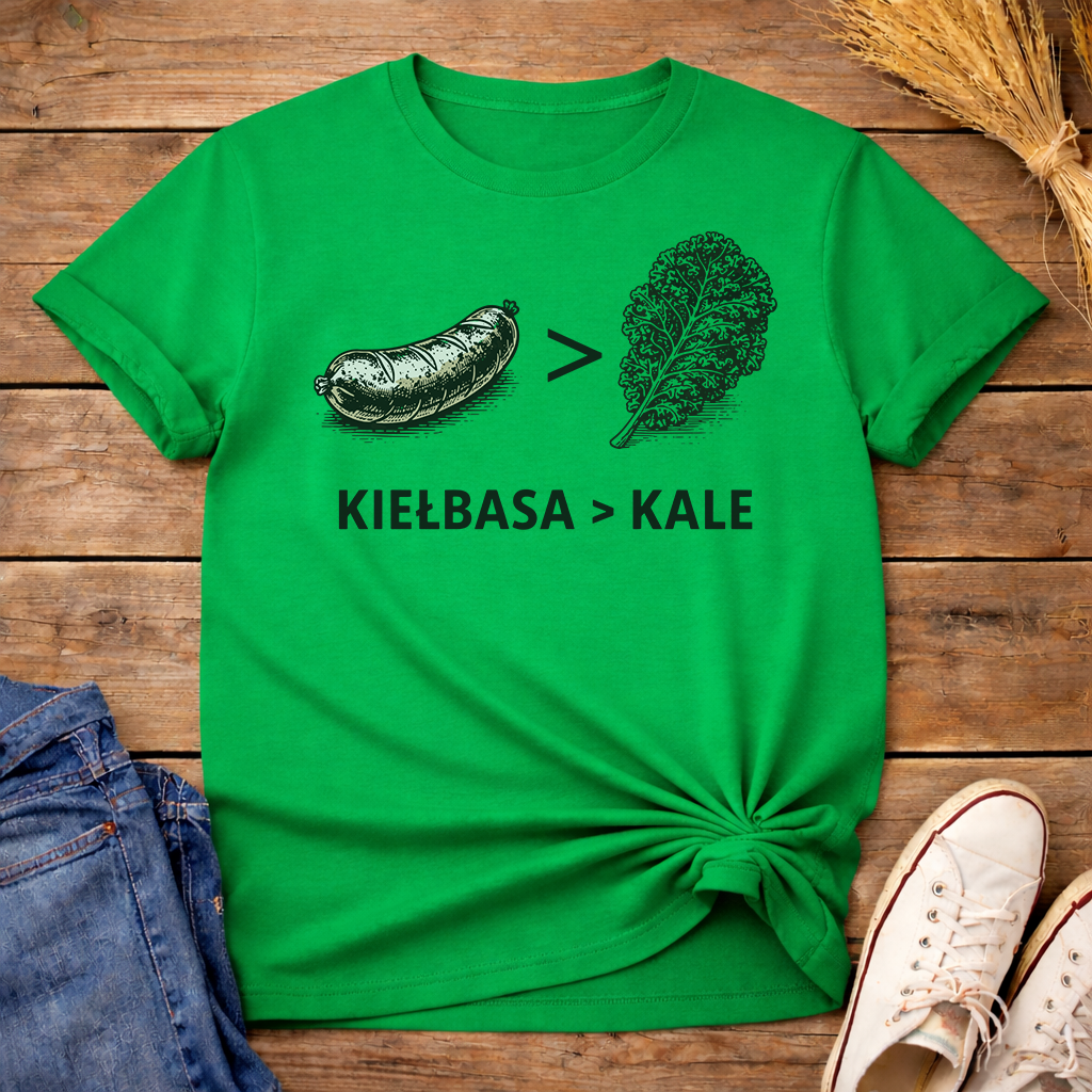 Kiełbasa Over Kale Unisex T-Shirt