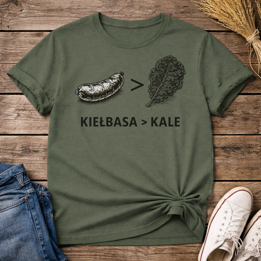 Kiełbasa Over Kale Unisex T-Shirt