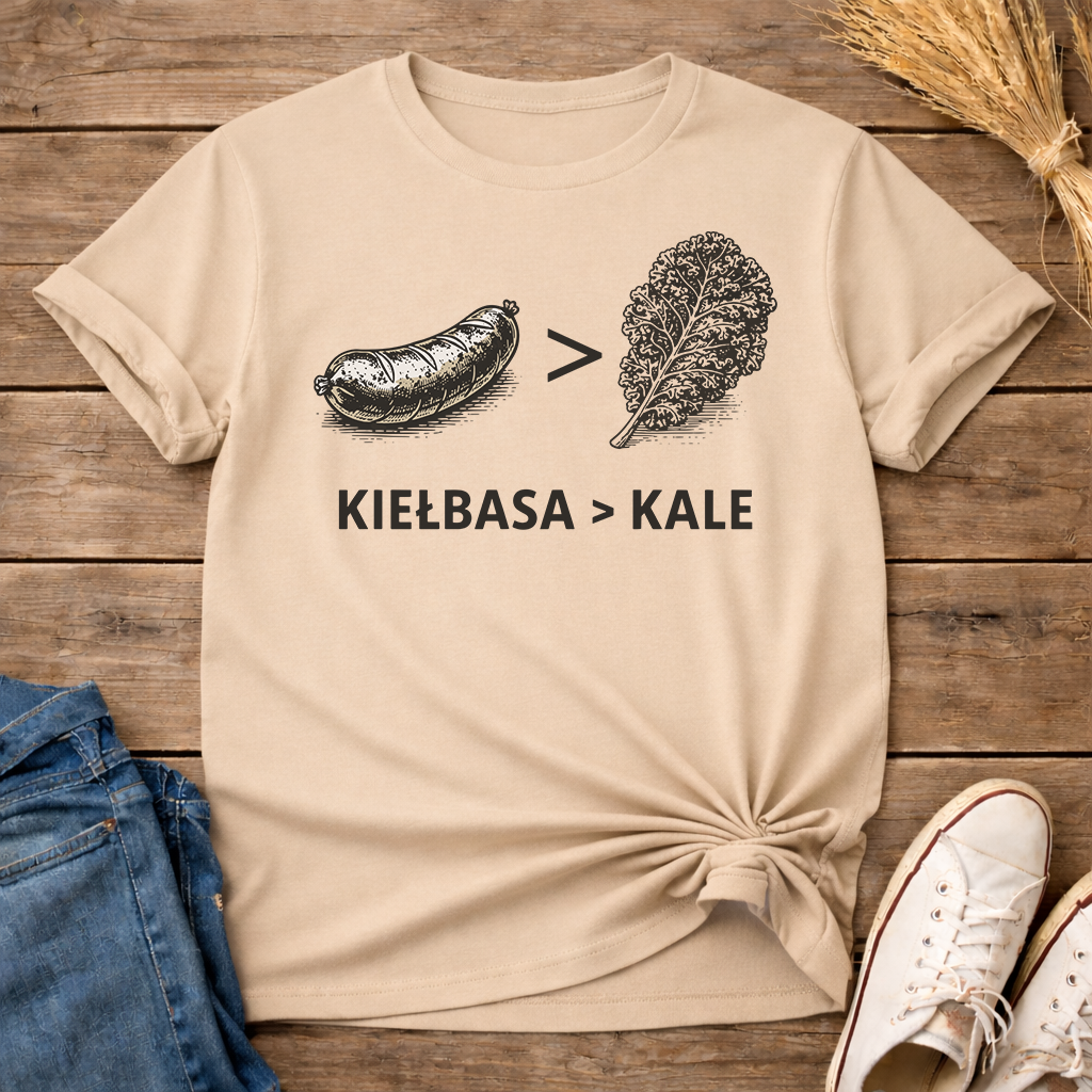 Kiełbasa Over Kale Unisex T-Shirt