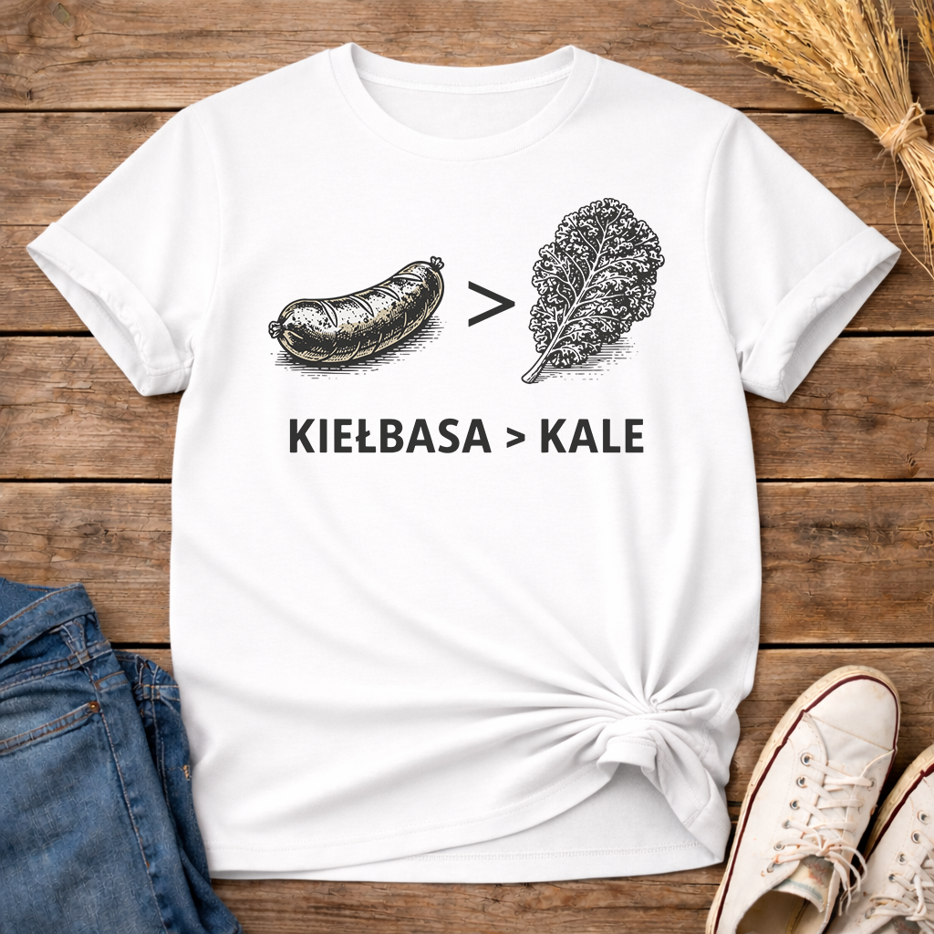 Kiełbasa Over Kale Unisex T-Shirt