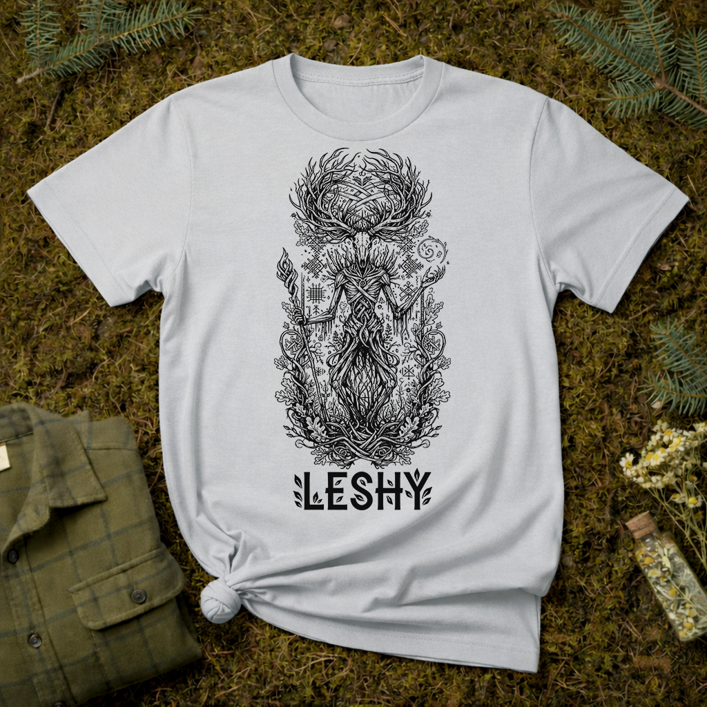 Leshy Slavic Spirit of Forest Unisex T-shirt