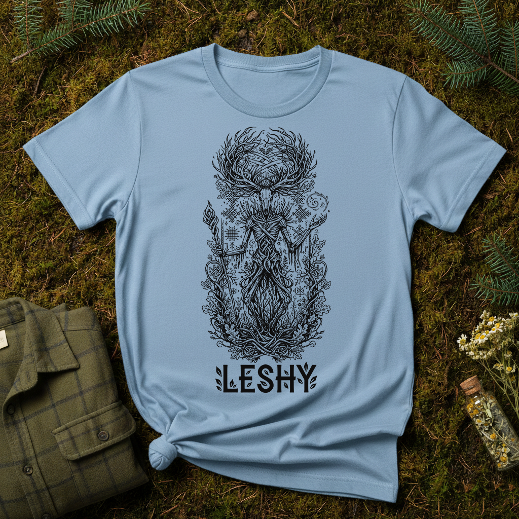 Leshy Slavic Spirit of Forest Unisex T-shirt