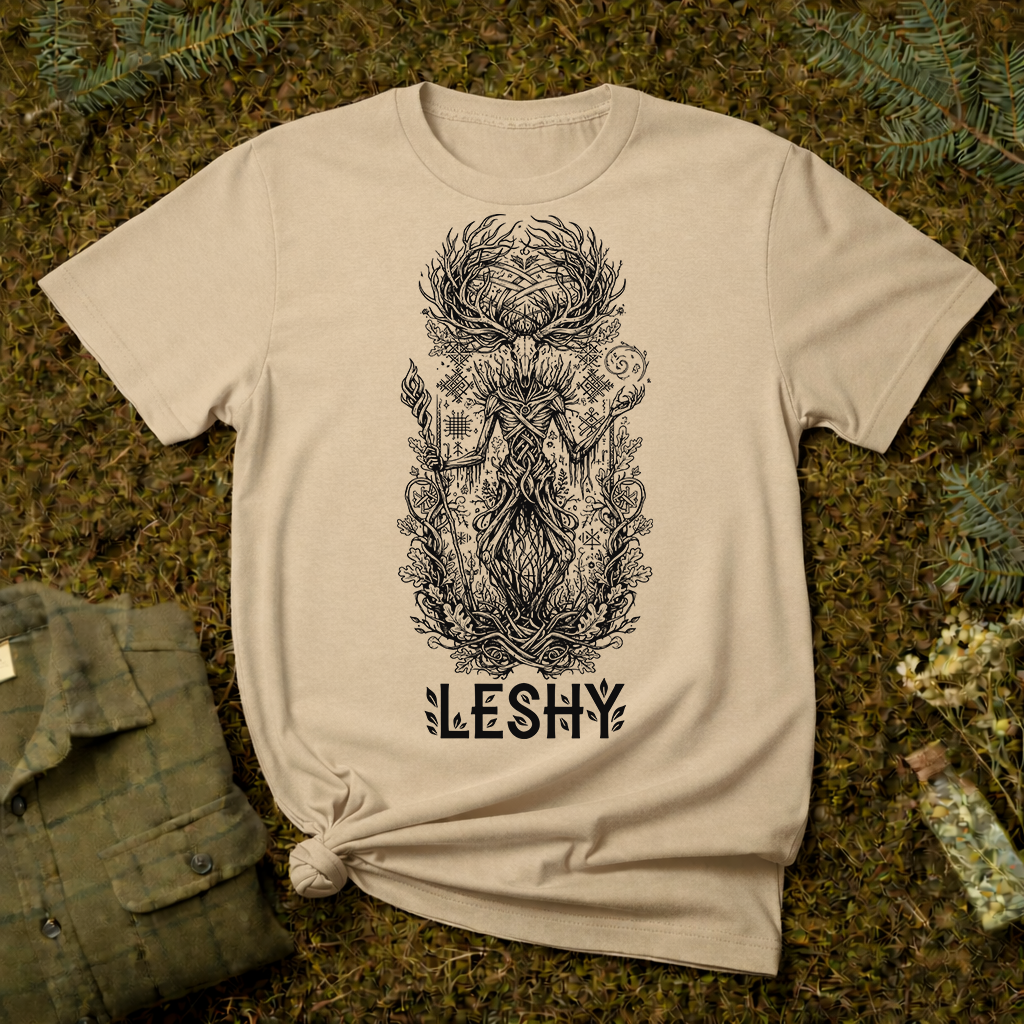 Leshy Slavic Spirit of Forest Unisex T-shirt
