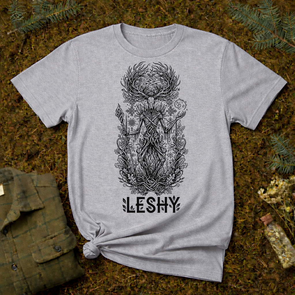 Leshy Slavic Spirit of Forest Unisex T-shirt