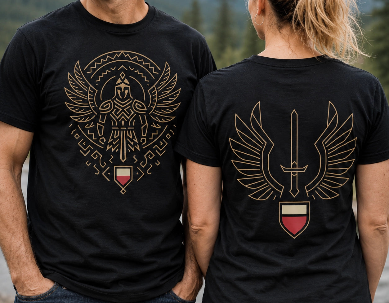 Polish Hussar Front Back Unisex T-Shirt