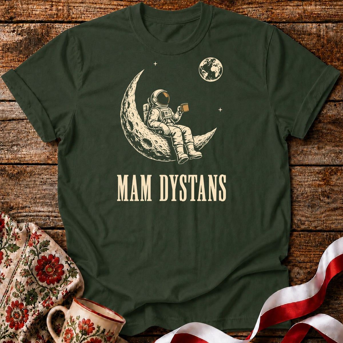 Mam Dystans Astronaut Unisex T-shirt