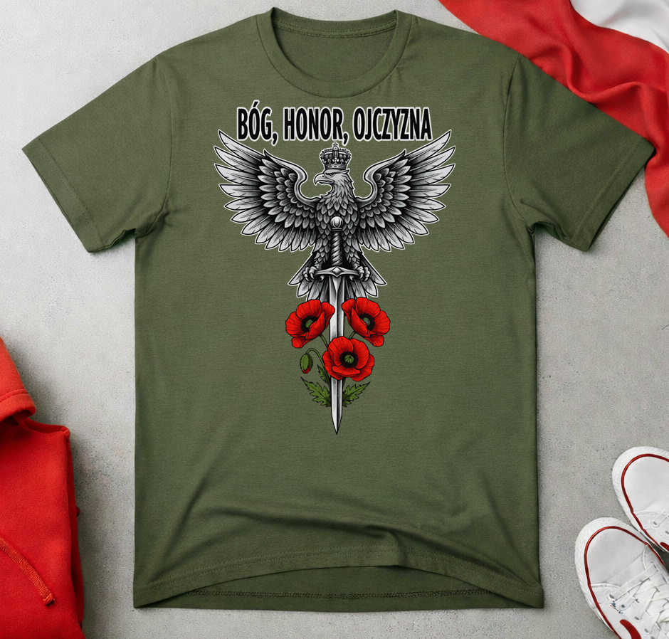 Polish Eagle Bóg Honor Ojczyzna Unisex T-Shirt