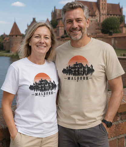 Malbork Sunset Castle Polish City Unisex T-Shirt