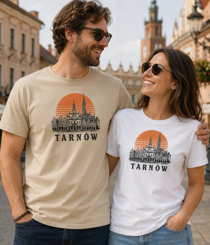 Tarnów Sunset Skyline Polish City Unisex T-Shirt