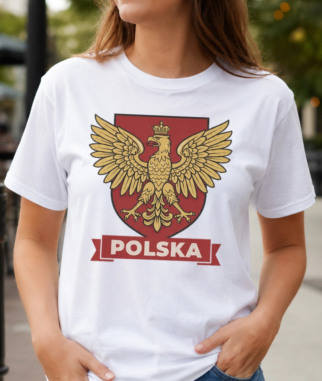 Polska Vintage Eagle Crest Unisex T-Shirt