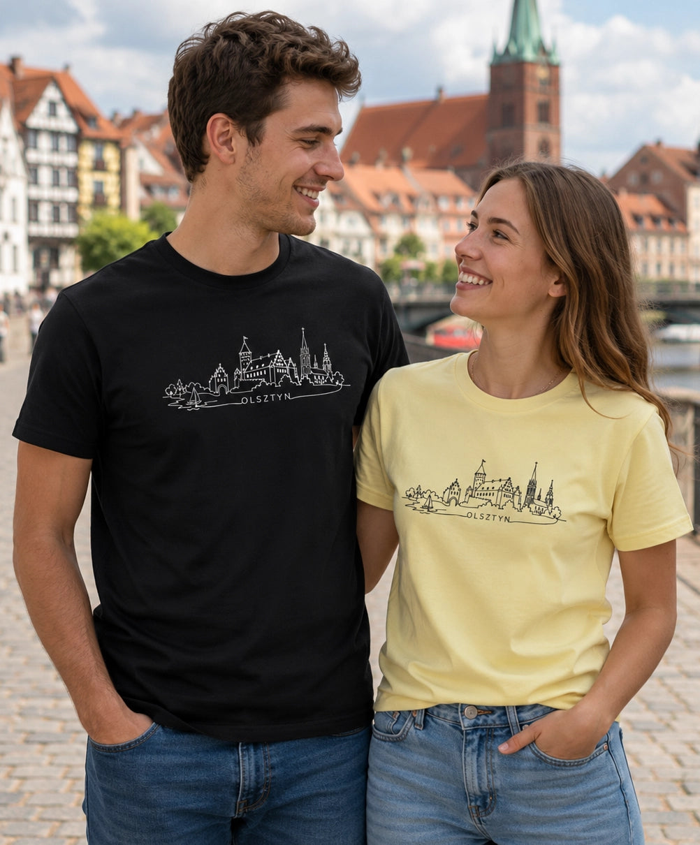 Olsztyn Castle Skyline Polish City Unisex T-Shirt