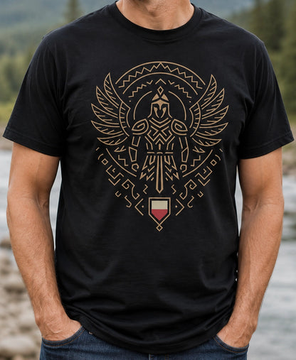 Polish Hussar Front Back Unisex T-Shirt