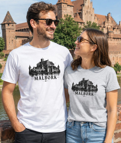 Malbork Sketch Castle Polish City Unisex T-Shirt