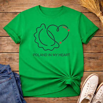 Poland in My Heart Unisex T-Shirt