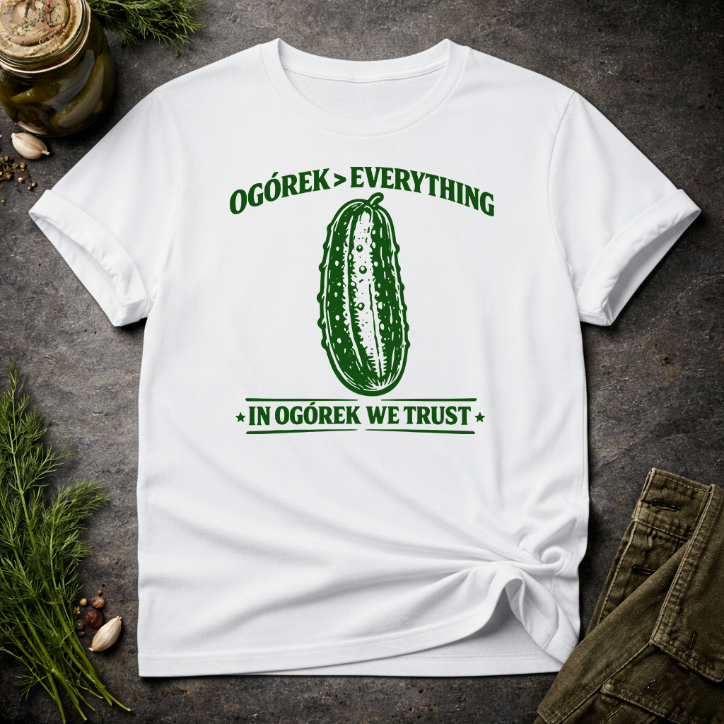 Ogórek Over Everything Unisex T-Shirt