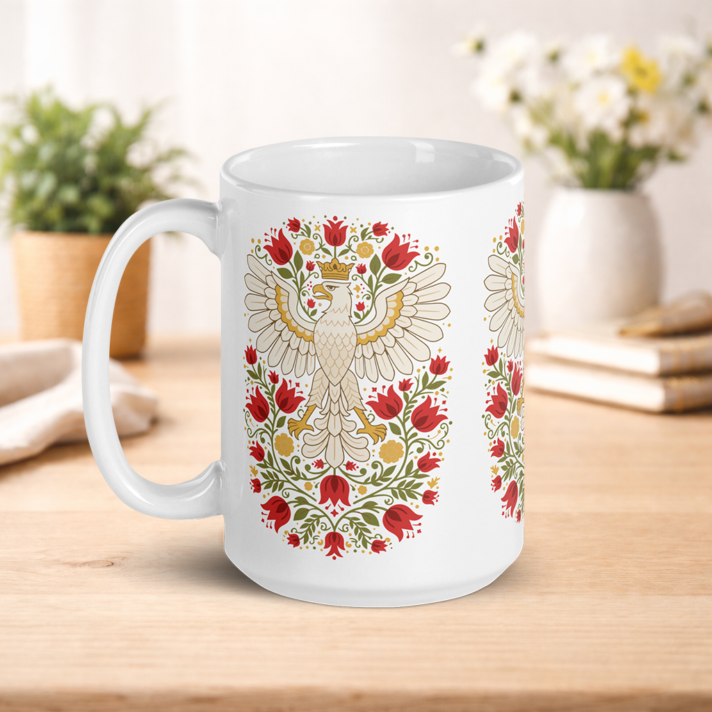 Polish Eagle Folk Mug