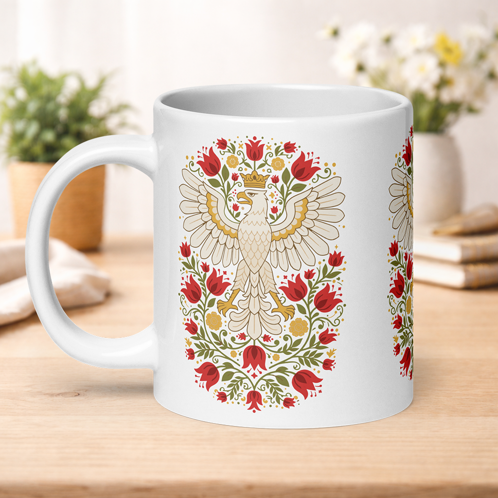 Polish Eagle Folk Mug