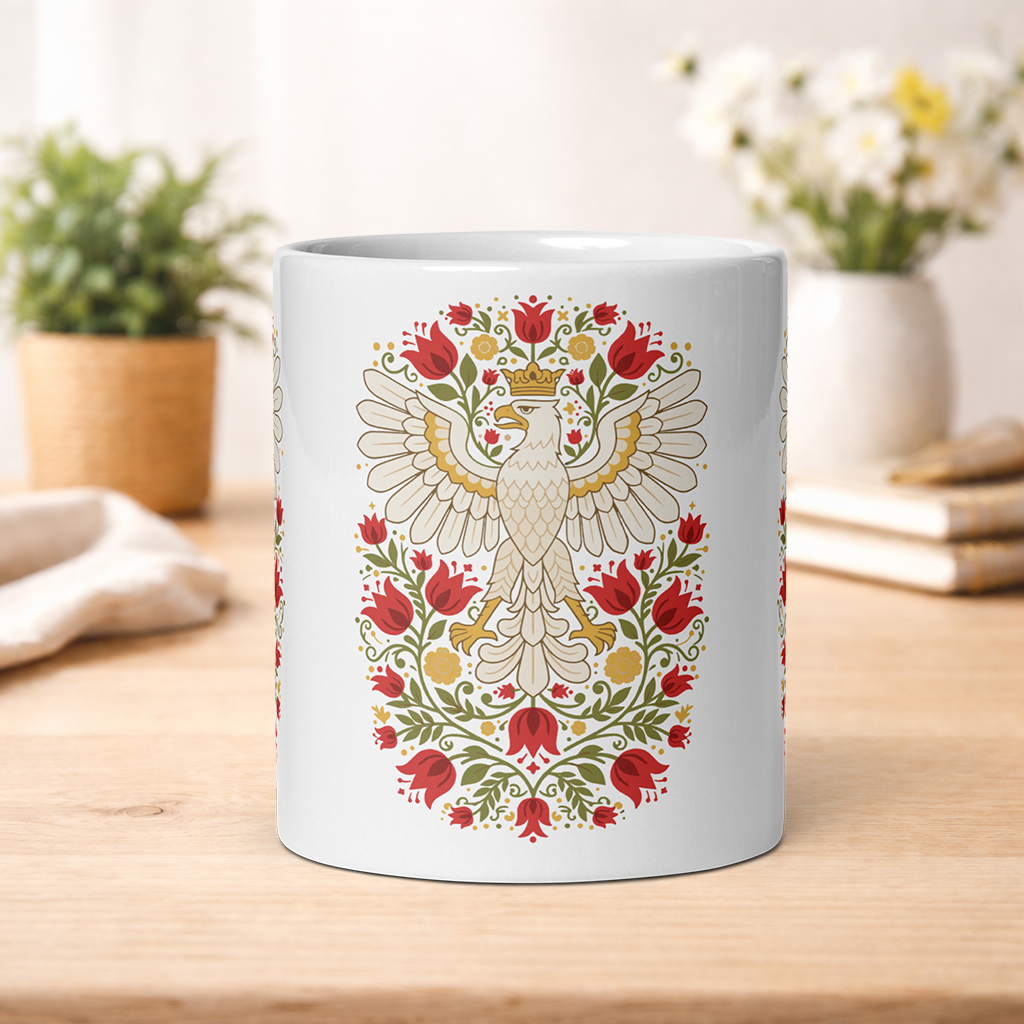 Polish Eagle Folk Mug