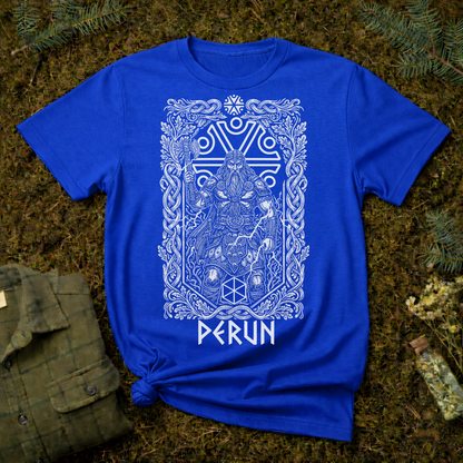 Perun Slavic God of Thunder Unisex T-shirt