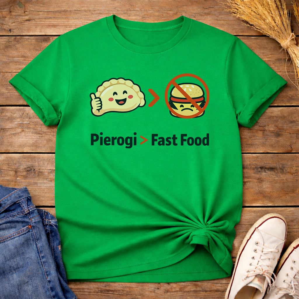 Pierogi Over Fast Food Unisex T-Shirt