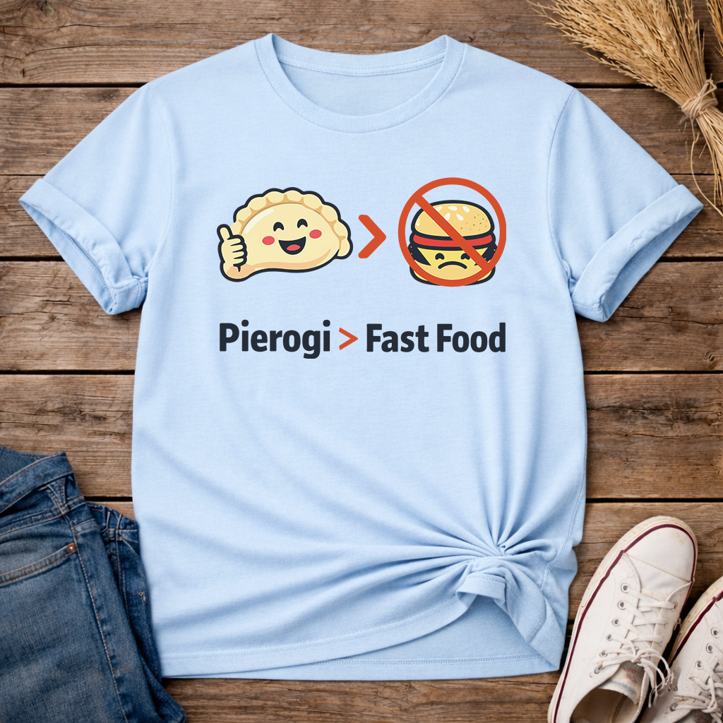Pierogi Over Fast Food Unisex T-Shirt