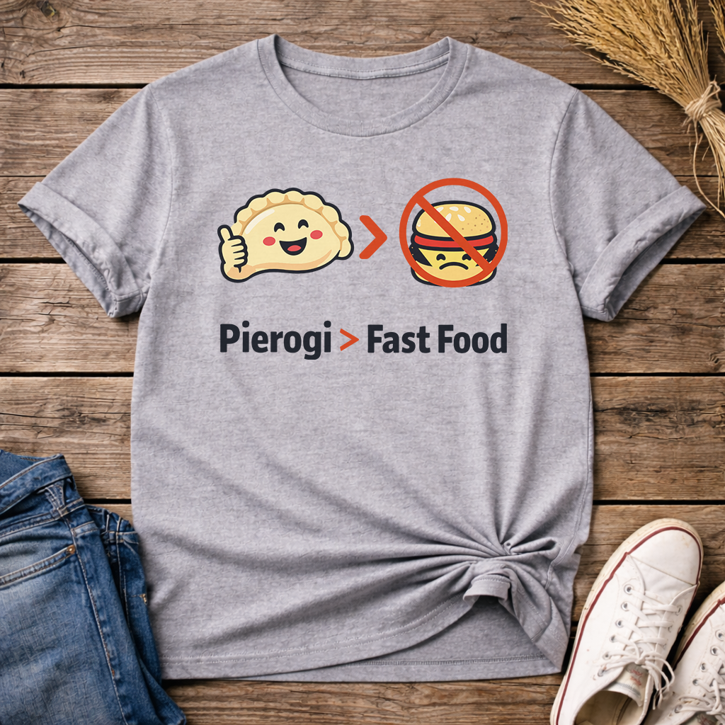 Pierogi Over Fast Food Unisex T-Shirt